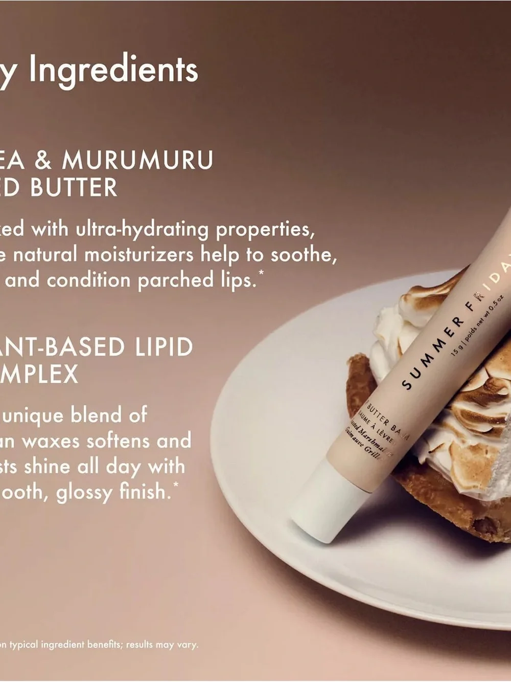 Summer Fridays Lip Butter Balm - Toasted Marshmallow
